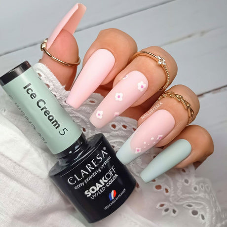 Claresa UV-LED-Gel-Nagellack, 5 ml, Eiscreme 5