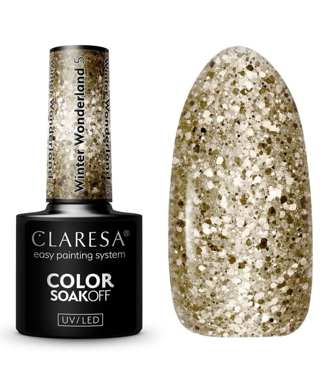 Claresa UV-LED-Gel-Nagellack, 5 ml, Winter Wonderland 5