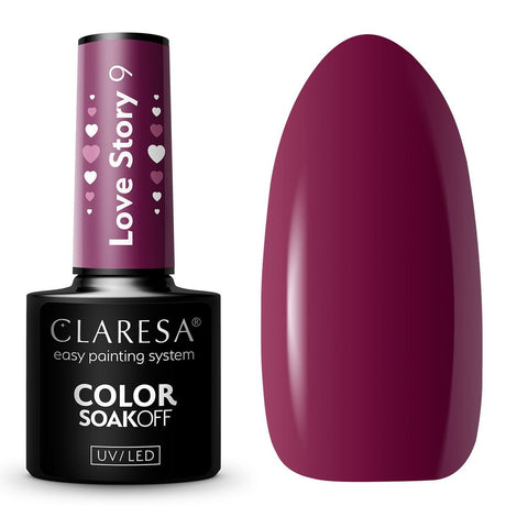 Claresa UV-LED-Gellack 5 ml Liebesgeschichte 9