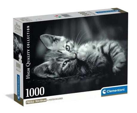 Clementoni Puzzle 1000 Teile Kätzchen kompakt | 2 Stk