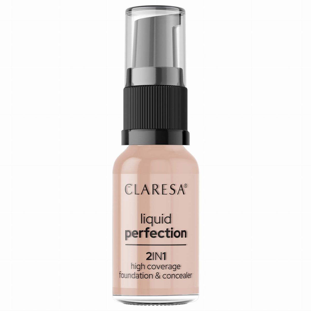 Claresa Liquid Perfection 2-in-1 Concealer und Foundation 104 Nude 18gr.