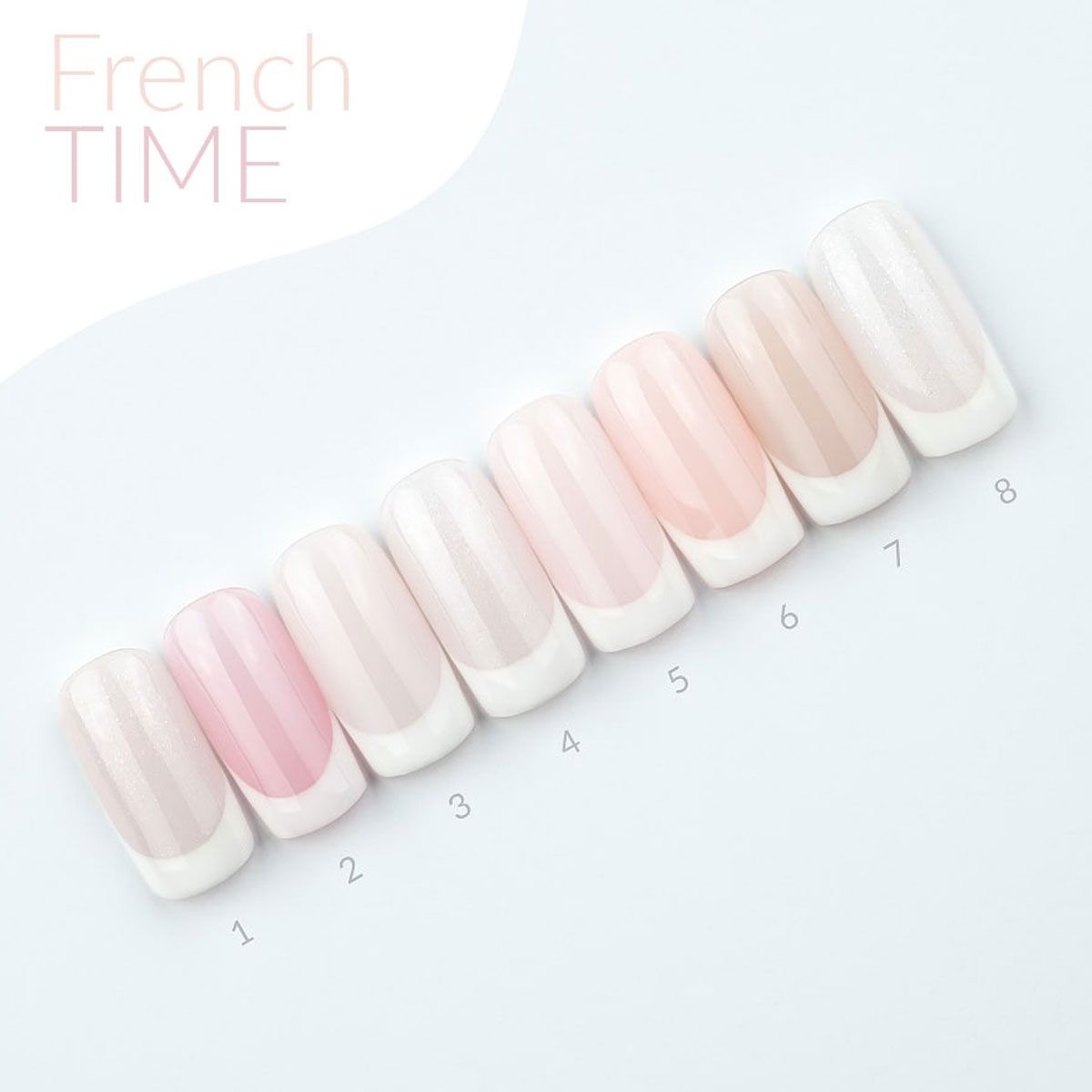 Claresa UV-LED-Gel-Nagellack, 5 ml, French Time 6