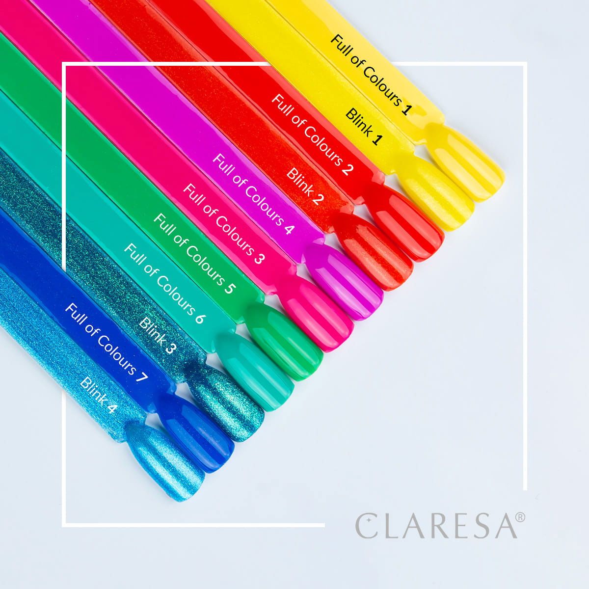 Claresa UV-LED-Gel-Nagellack, 5 ml, voller Farben 6