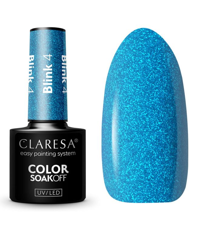 Claresa UV-LED-Gel-Nagellack, 5 ml, Blink 4