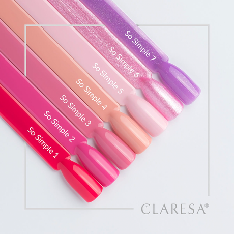 Claresa UV-LED-Gel-Nagellack, 5 ml, So Simple 4