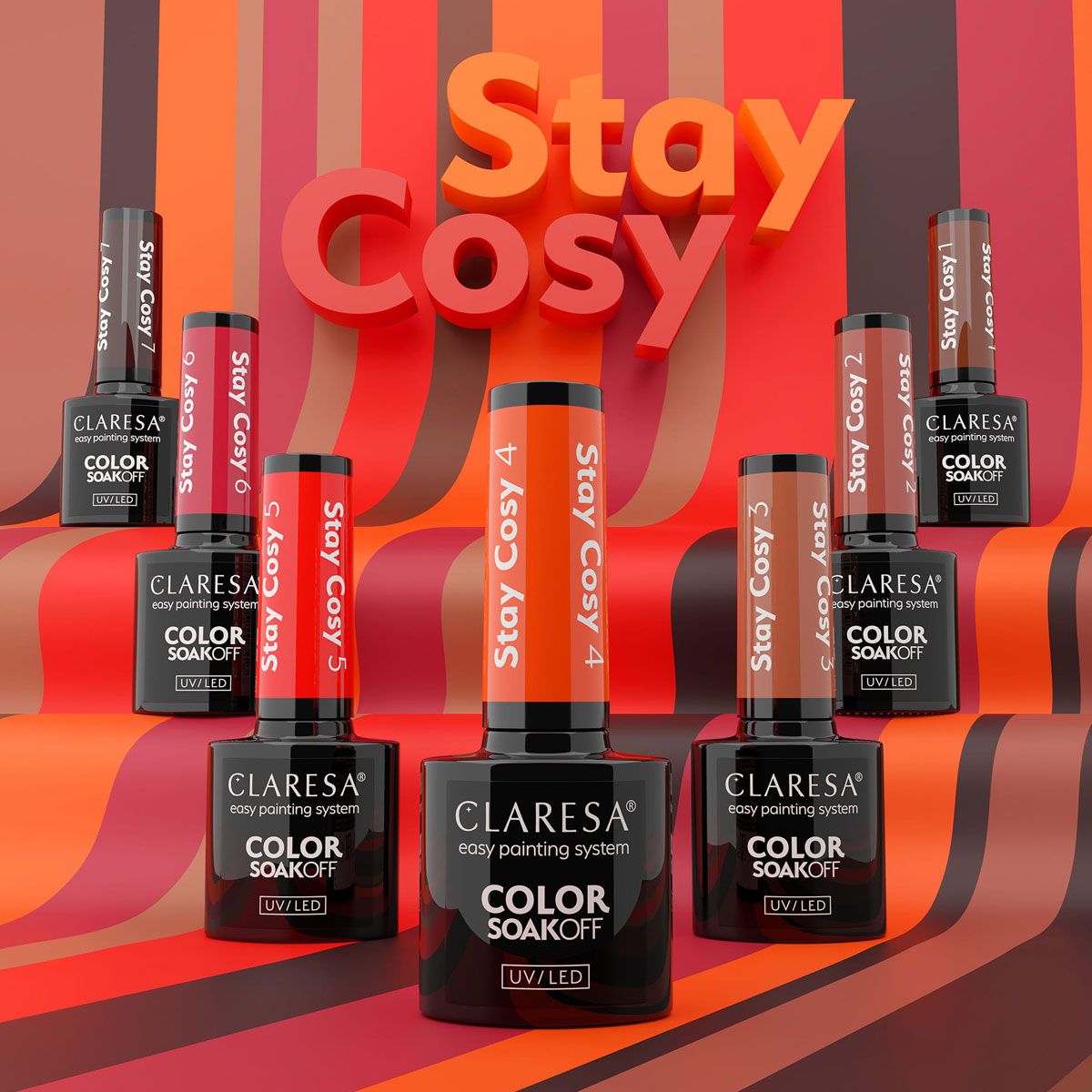 Claresa UV-LED-Gel-Nagellack, 5 ml, Stay Cozy 5