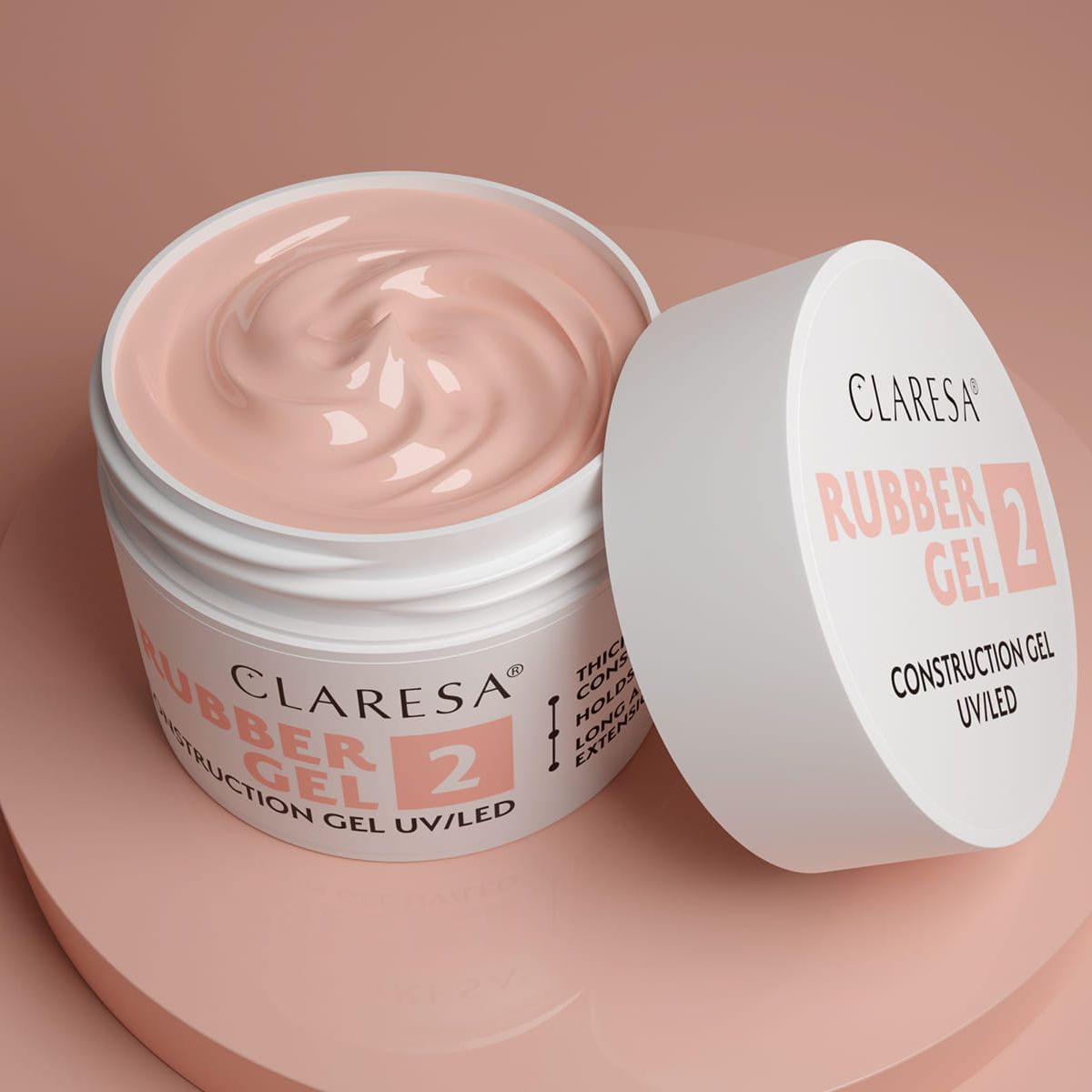 Claresa Gummigel 2 zartrosa 12gr.