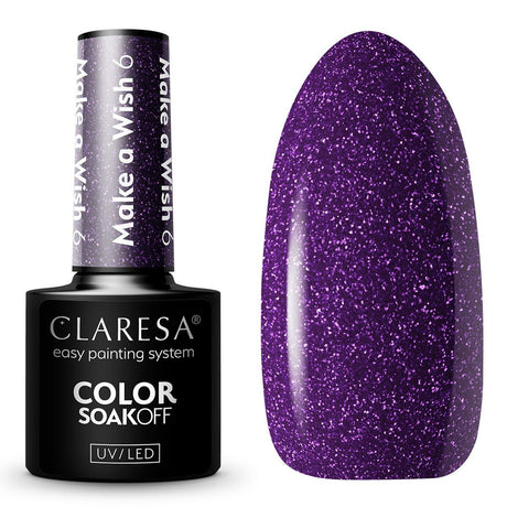 Claresa UV-LED-Gel-Nagellack, 5 ml, Make a Wish 6