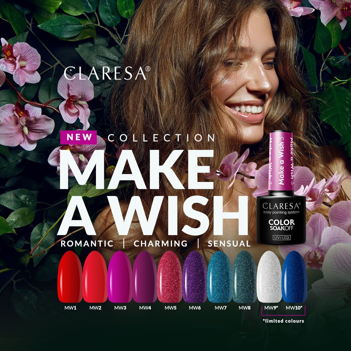 Claresa UV-LED-Gel-Nagellack, 5 ml, Make a Wish 6