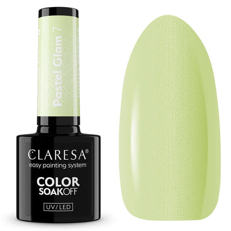 Claresa UV-LED-Gel-Nagellack, 5 ml, Pastell Glam 7