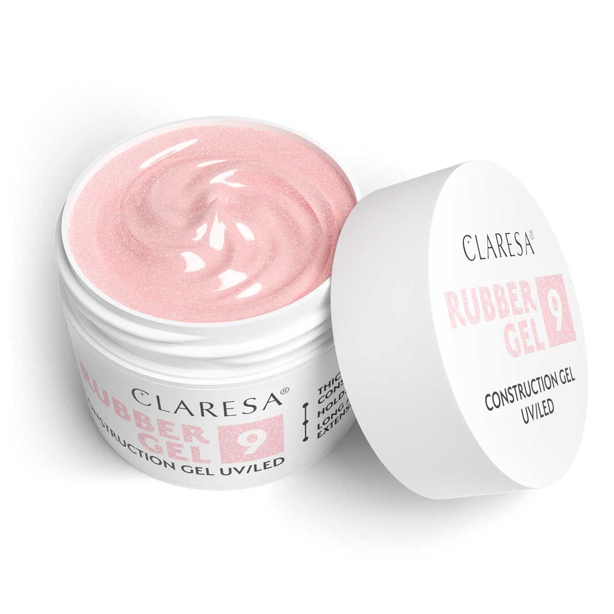 Claresa Gummigel 9 funkelnd rosa 12gr.