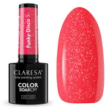Claresa UV-LED-Gel-Nagellack, 5 ml, Funky Disco 3 Coral Twist