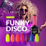 Claresa UV-LED-Gel-Nagellack, 5 ml, Funky Disco 7 Lime Light