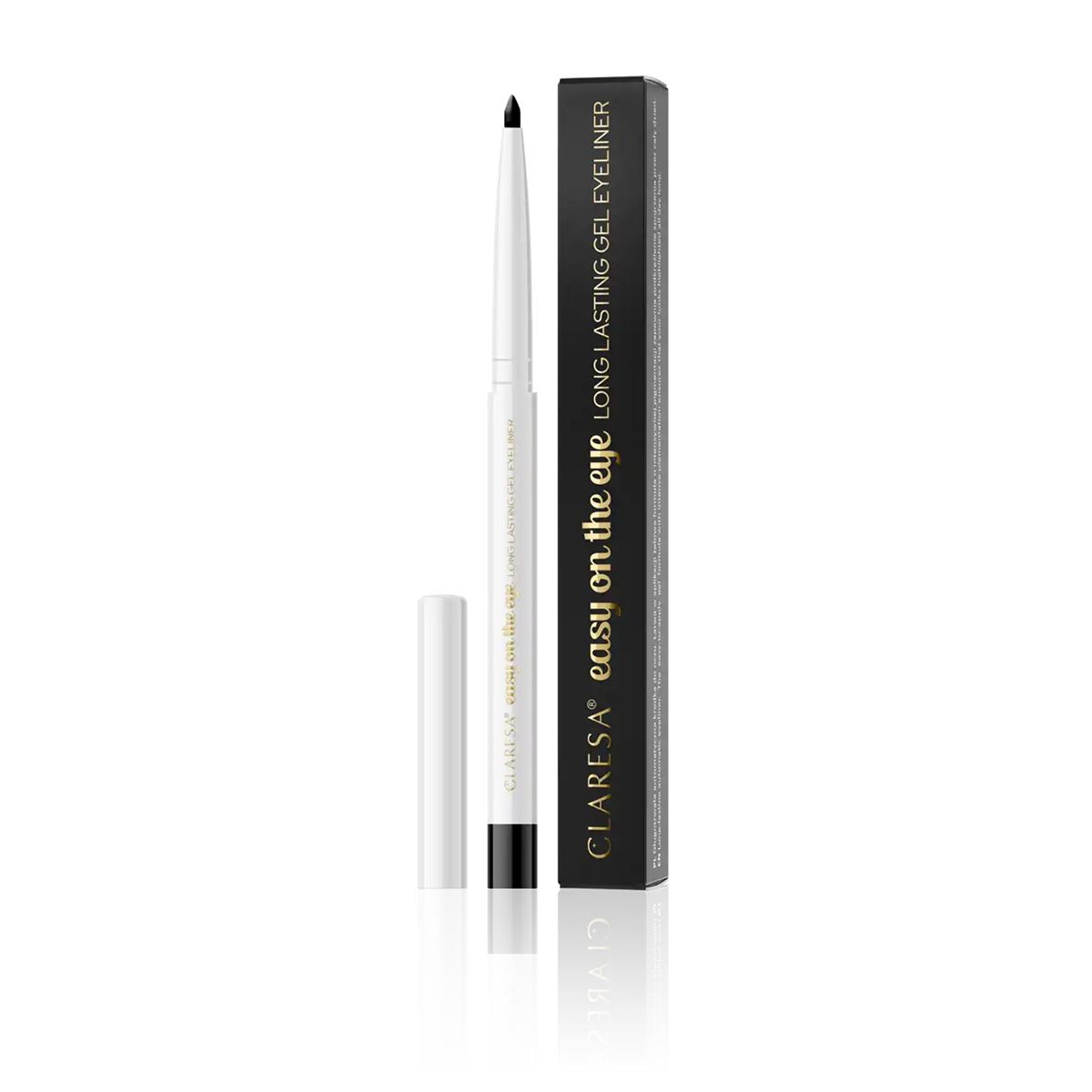 Claresa schont das Auge, langlebiger Gel-Eyeliner 01 schwarze Tulpe