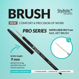 Stylistic Super Liner Pro-Pinsel 9 mm