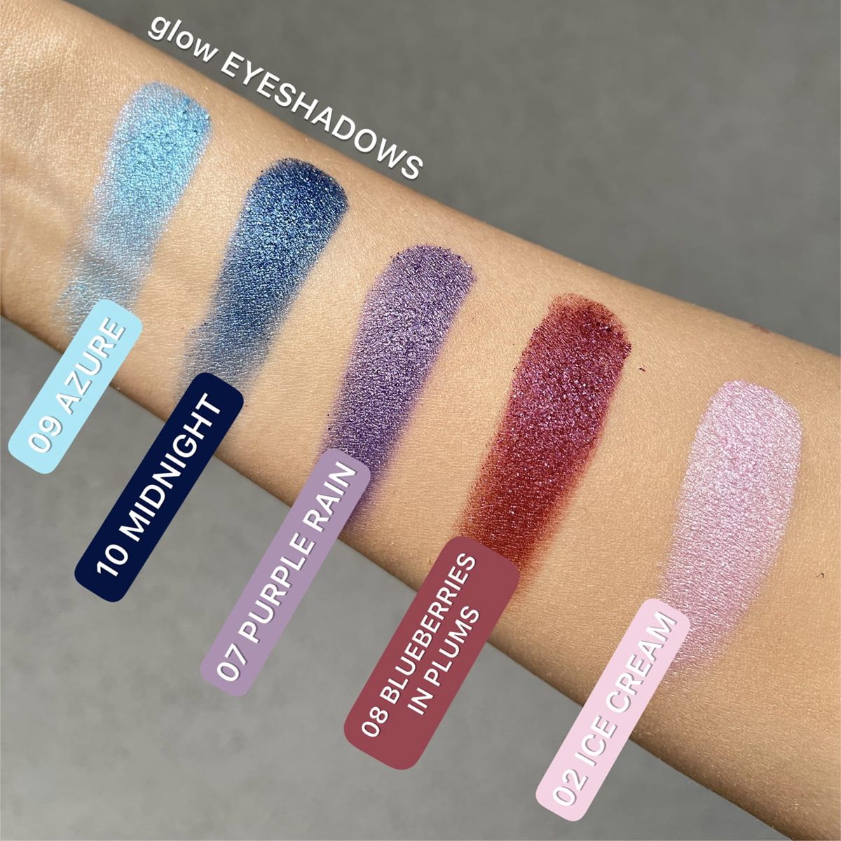 Claresa Glow Lidschatten 08 Blaubeeren in Pflaume