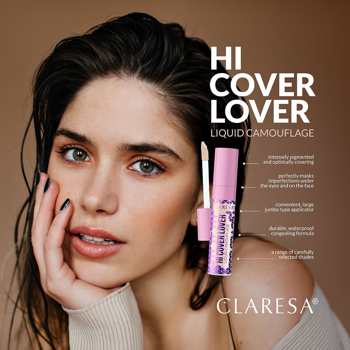 Claresa Concealer Hi Cover Lover 25 Sand 8gr.