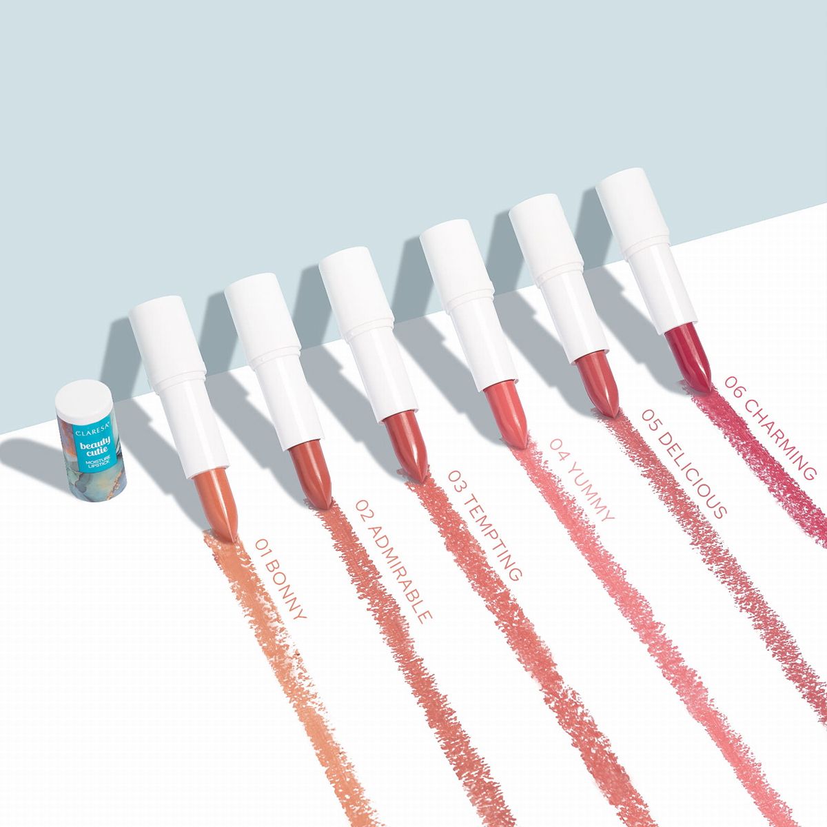 Claresa Feuchtigkeitslippenstift Beauty Cutie 01 Bonny 4 ml