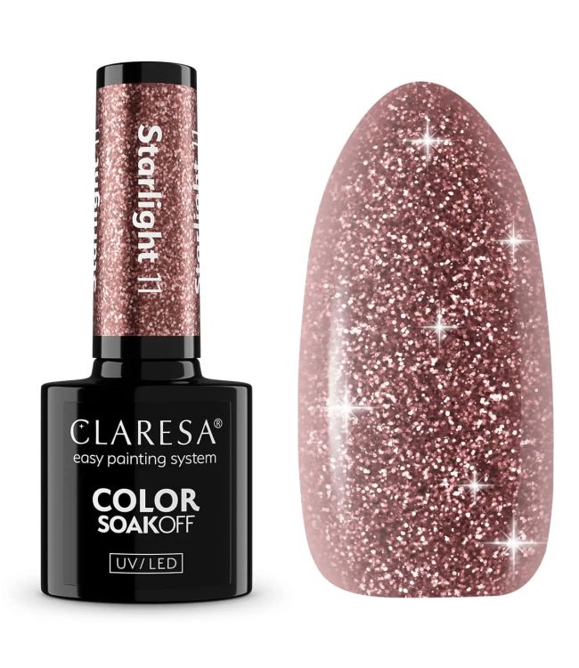 Claresa UV-LED-Gel-Nagellack, 5 ml, Starlight 11