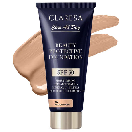 Claresa Beauty Protective Foundation SPF 50 2W mittelwarm 30ml