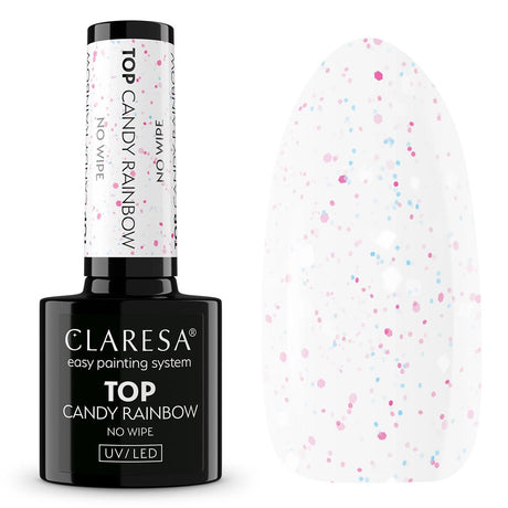Claresa Überlack ohne Abwischen, Candy Rainbow, 5 ml