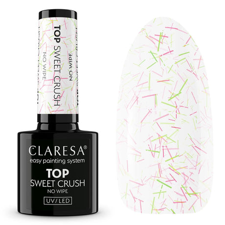 Claresa Top Coat ohne Abwischen, Sweet Crush, 5 ml