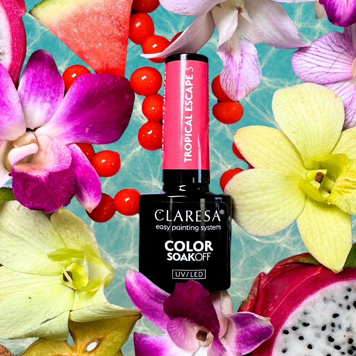 Claresa UV-LED-Gel-Nagellack, 5 ml, Tropical Escape 3