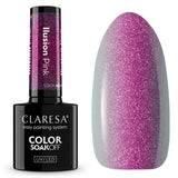 Claresa UV-LED-Gel-Nagellack, 5 ml, Farbe Alchemie – Illusionsrosa