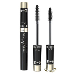 Claresa Let's Twist Again 2-in-1-Längen-Volumen-Mascara in Schwarz