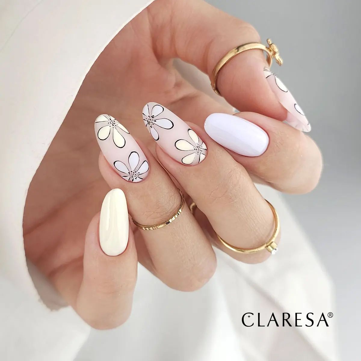 Claresa UV-LED-Gel-Nagellack, 5 ml, Ciao Pastell 4