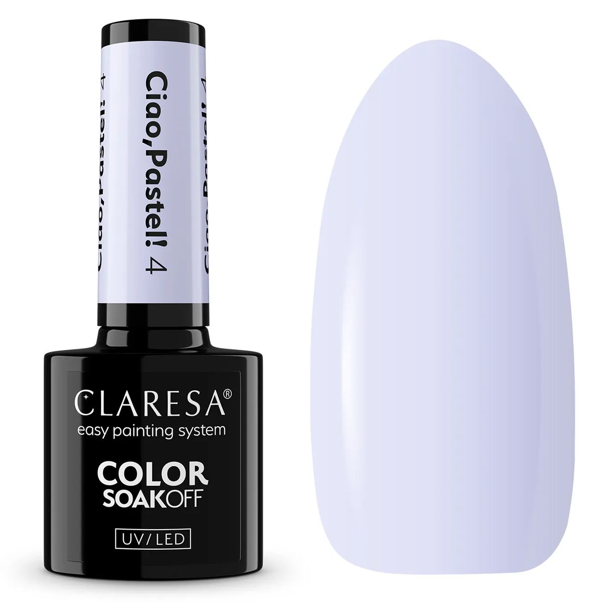 Claresa UV-LED-Gel-Nagellack, 5 ml, Ciao Pastell 4