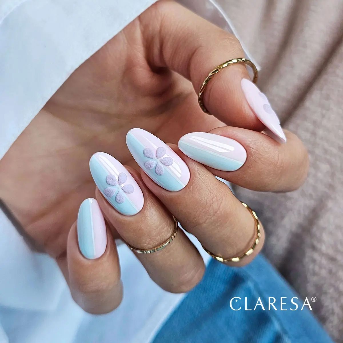 Claresa UV-LED-Gel-Nagellack, 5 ml, Ciao Pastell 5
