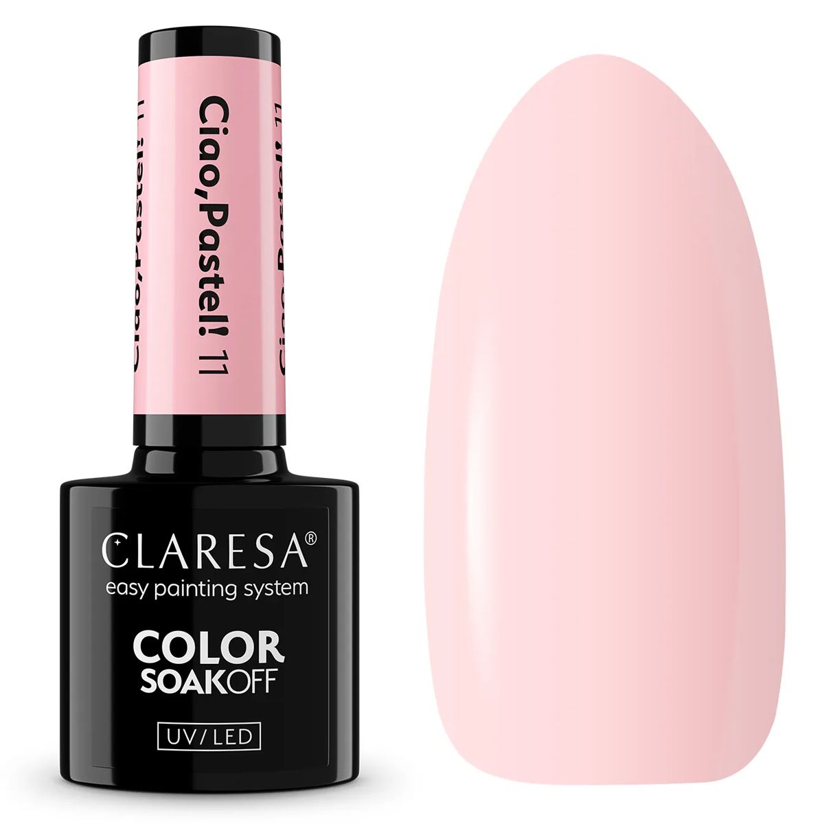 Claresa UV-LED-Gel-Nagellack, 5 ml, Ciao Pastell 11