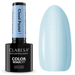 Claresa UV-LED-Gel-Nagellack, 5 ml, Wolkenpastell 1