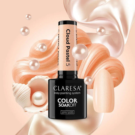 Claresa UV-LED-Gel-Nagellack, 5 ml, Wolkenpastell 5