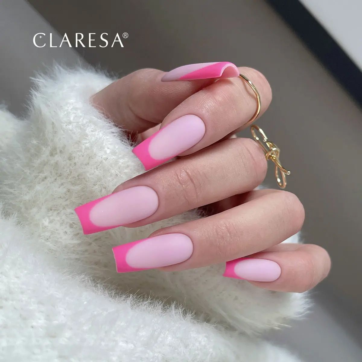 Claresa Keratin Soft Easy Builder Gel rosa Waffel 45gr.