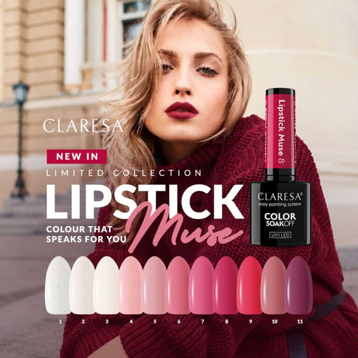 Claresa uv led gellak 5ml lipstick muse 05