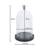 Clayre Eef Glasglocke 6gl2543 transparent 12x20 cm