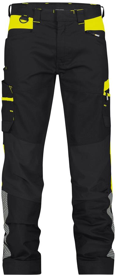 Dassy Hose Hong Kong P K 245gr Nachtblau fluoreszierendes Gelb 64