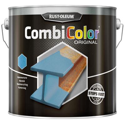 Rust-Oleum Combicolor Metallfarbe Dunkelgrün Hammerschlag 0,75Ltr