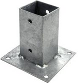 Connex Pfostenhalter auf Platte 91x91x150 VVZ - HV4274
