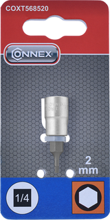 Connex 1 4 Steckschlüssel 6-seitig 2,0 mm – coxt568520