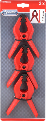 Connex Klebeklemme 110 mm Kunststoff 3 Stück – coxt864532