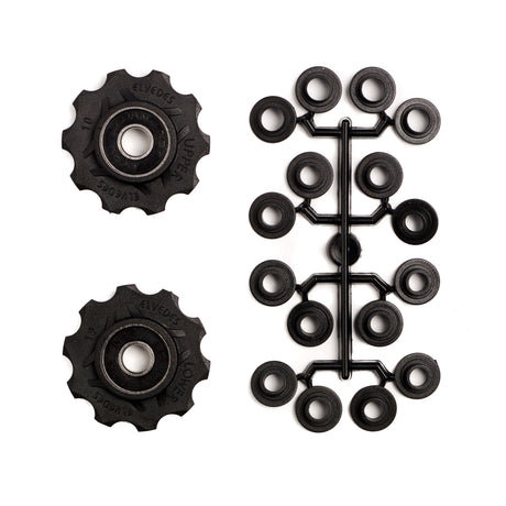 Umwerferräder 10 Zähne 8s schwarz 2 Stücke