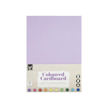 Grafix Craft ID Hobby-Karton in Pastellfarben, A4, 10 Blatt, 220 g/m²