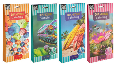 Craft id diamond painting 30x40cm 4 assorti