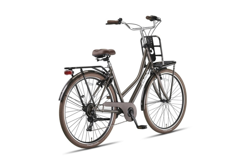 Crown Berlin 28 Zoll 53 cm Damen 7V V-Brems graubraun