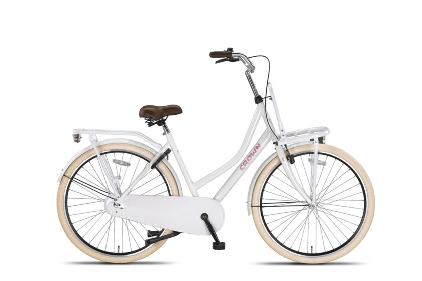 Crown Holland 28 Zoll 53 cm Damen Knapper Bremse weiß