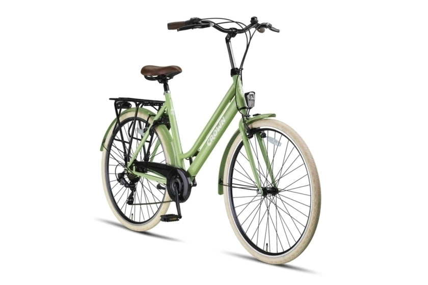 Crown New York 28 Zoll 53 cm Damen 7V V-Bremsgrün