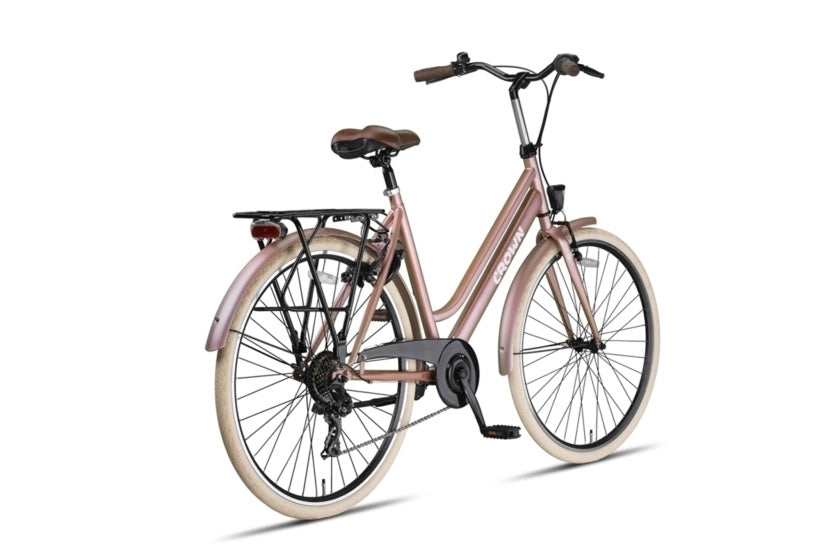 Crown New York 28 Zoll 53 cm Damen 7V V-Brems rosa